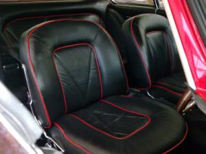 Aston Martin DB6 leather repair after