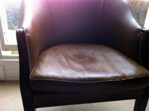 Chair leather repair - After