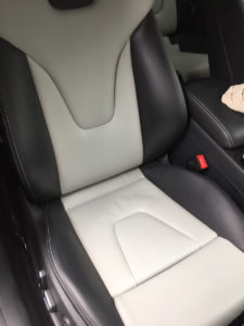 Vandal Damaged Leather in Audi S5 - Fully Restored
