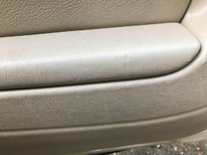 Mercedes SL Vinyl Door Trim Repair - After