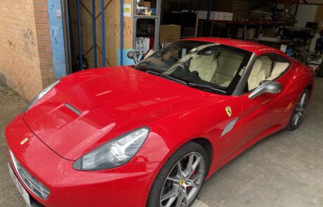 Ferrari California drivers seat restoration