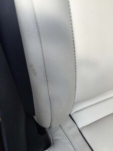 Rolls Royce Wraith drivers seat repair - before