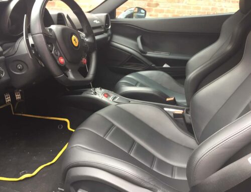Ferrari 458 drivers Seat Restoration