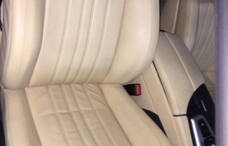 BMW 7 series drivers seat and armrest - before
